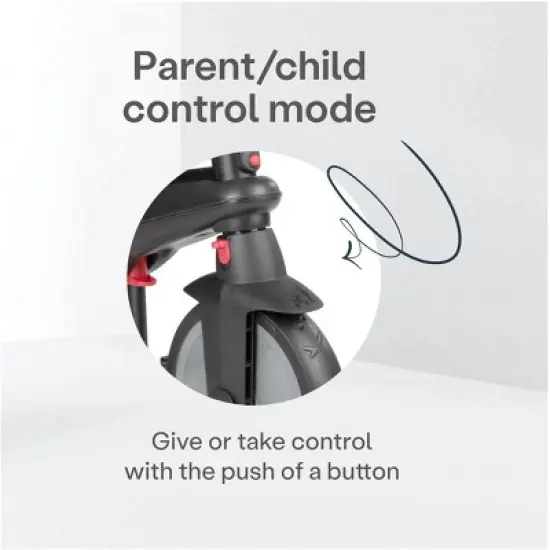 smarTrike STR7 6 in 1 Pushchair, Stroller, and Tricycle for 6-36 Months, With 5-Point Harness, Canopy, Storage bag, and Removeable Pedals, Black image {4}