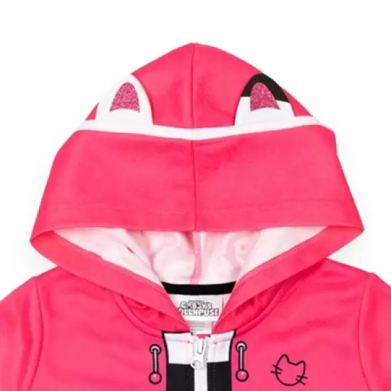 Dreamworks Gabby's Dollhouse Girls Zip Up Hoodie Little Kid to Big Kid  image {3}