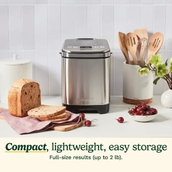 Cuisinart Compact 2 lbs Bread Maker - Stainless Steel image {2}
