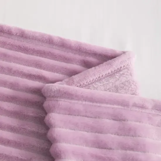 Flannel Fuzzy Toddler Blanket, Fluffy Warm and Lightweight Baby Plush Blanket - NTBAY image {2}