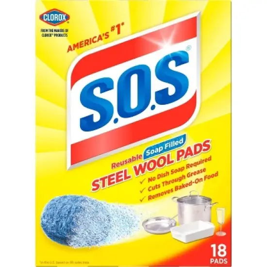 Clorox Steel Wool Soap Pads - 18ct image {1}