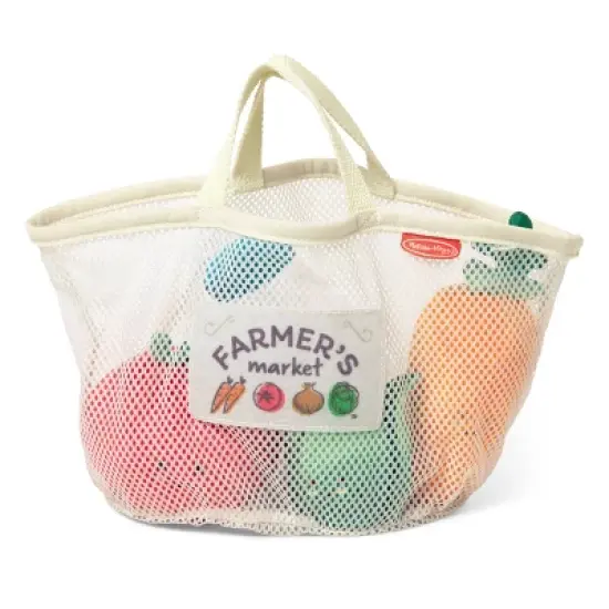 Melissa & Doug Multi-Sensory Market Basket Fill & Spill Infant Toy image {3}