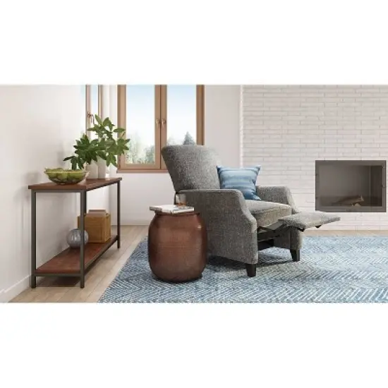 54" Rhonda Console Sofa Table Dark Cognac Brown - WyndenHall image {8}