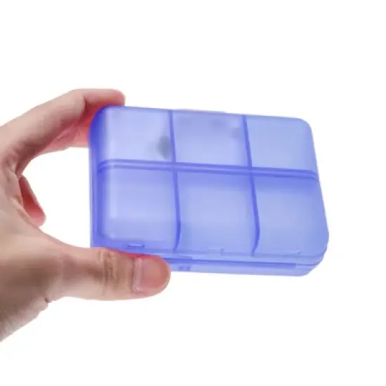 Unique Bargains 9 Grids Double Layer Pill Case 1 Pc image {5}