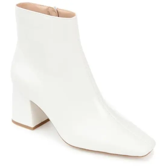 Journee Collection Womens Haylinn Tru Comfort Foam Inside Zip Block Heel Booties image {13}