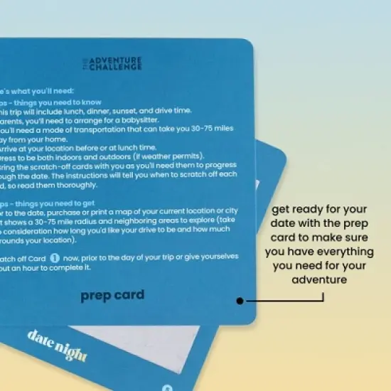 The Adventure Challenge Date Night Couples Game Board Game: Creative Thinking & Emotional Development Activities image {3}