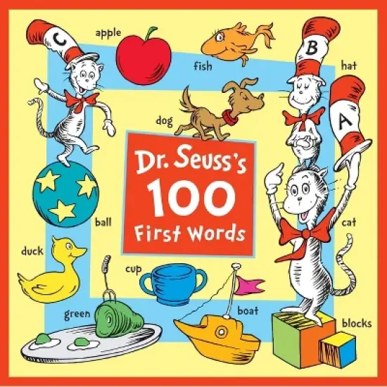 Dr. Seuss's 100 First Words - by Dr Seuss (Hardcover) image {1}