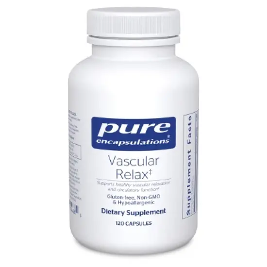 Pure Encapsulations Vascular Relax - Hypoallergenic Combination for Healthy Vascular Relaxation and Overall Circulatory Health - 120 Capsules image {8}