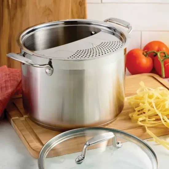 Tramontina Gourmet Induction 6 qt. Pasta Pot image {6}