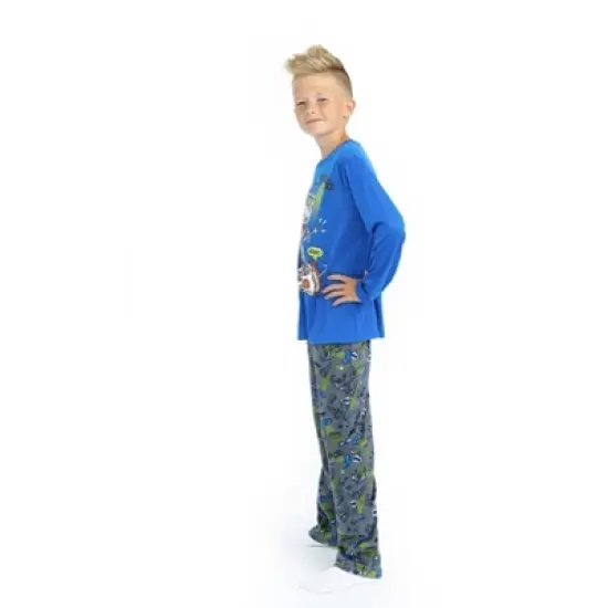 Sleep On It Boys Pizza Party Soft Fleece 2-Piece Pajama Sleep Set image {4}