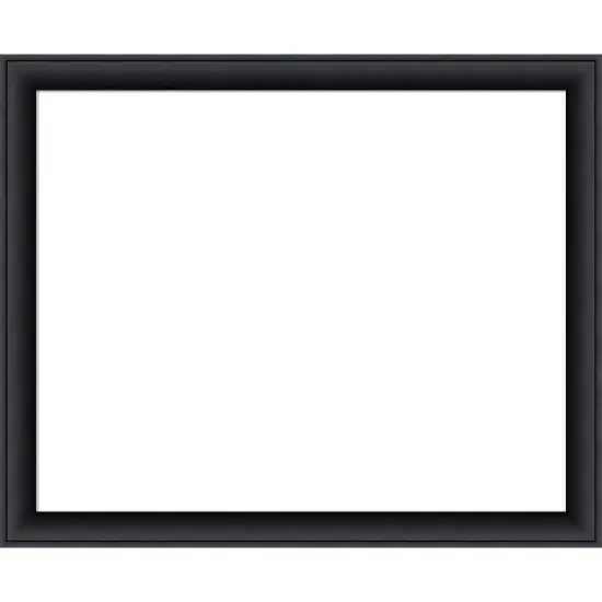Amanti Art Nero Black Framed Dry Erase Magnetic Board image {14}