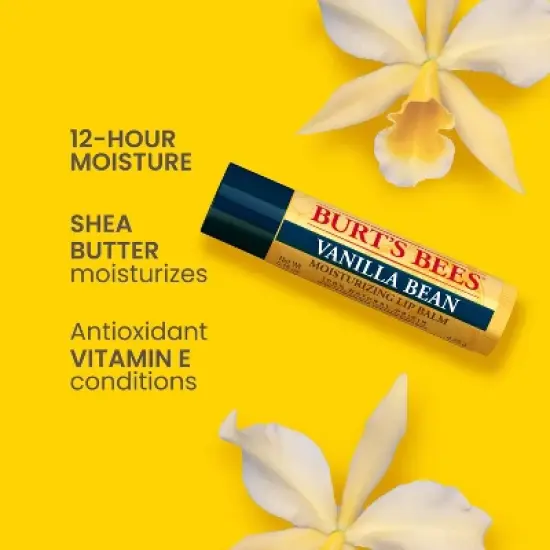 Burt's Bees Vanilla Bean Lip Balm - 0.15oz image {2}