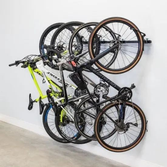 StoreYourBoard G-Swivel Bike | Adjustable Wall Storage System | Holds 4 Bikes image {4}