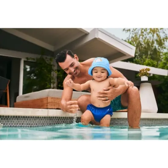 Speedo Infant Swim Diaper - Blue Shark image {3}