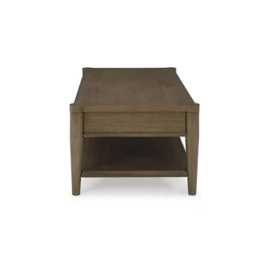 Signature Design by Ashley Roanhowe Rectangular 2 Drawer Coffee Table, Brown image {3}