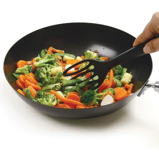 Norpro 12" Jumbo Fiskie - Ultimate Fork & Whisk Combo - Stir Mix Strain Spatula image {1}