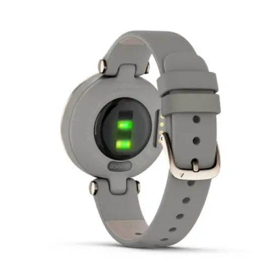Garmin Lily - Sport Edition Cream Gold Bezel with Dust Rose Case and Silicone Band image {3}