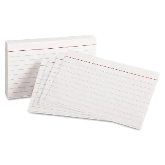 Oxford Ruled Index Cards 3 x 5 White 100/Pack 31 image {4}