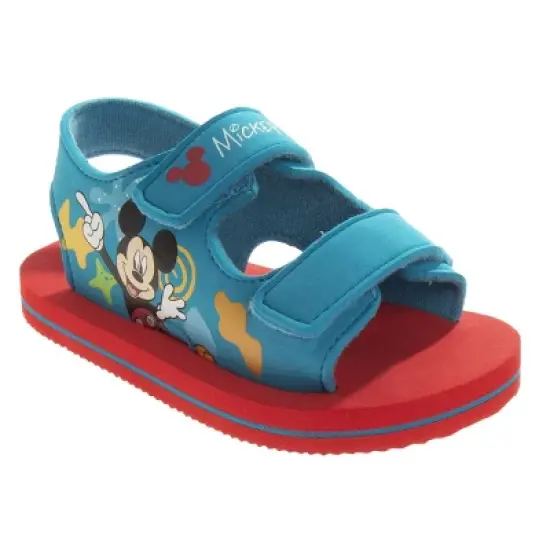 Disney Mickey Mouse Boys Dual Sizes Sandals. (Toddler/Little Kids) image {7}