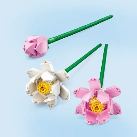 LEGO Lotus Flowers Building Toy Set 40647 image {2}