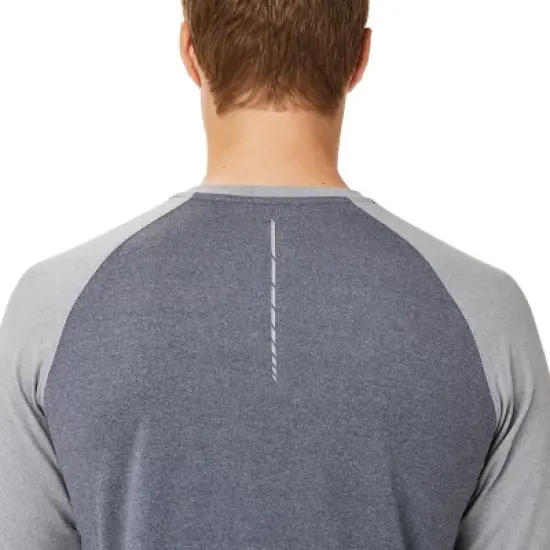 ASICS Men's Perf Long Sleeve Henley Training Apparel 2031B179 image {3}