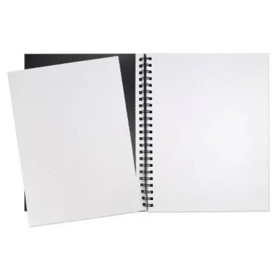 9x12 UCreate Sketch Drawing Paper: Acid-Free Blank Sketchbook, Twin-Wire Binding, Flexible Cover, 75 Pages image {2}