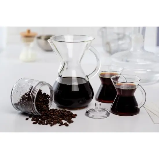 Chemex Pour-Over Glass Coffeemaker - Glass Handle Series - 8-Cup - Exclusive Packaging image {3}