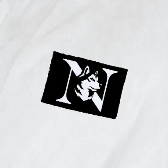 NCAA Northeastern Huskies White Out Silk Touch Robe Large/XLarge image {3}