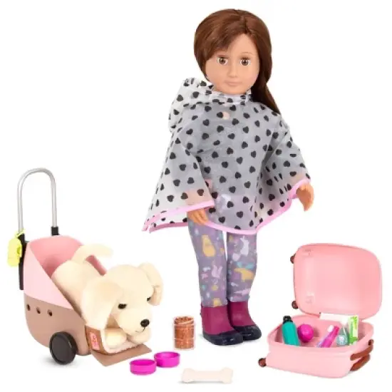 Our Generation Passenger Pets Doll & Pet Travel Accessory Set for 18" Dolls image {2}
