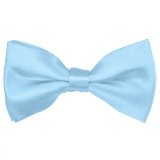 Men's Solid Color 2.5 W And 4.5 L Inch Pre-Tied adjustable Bow Ties image {16}