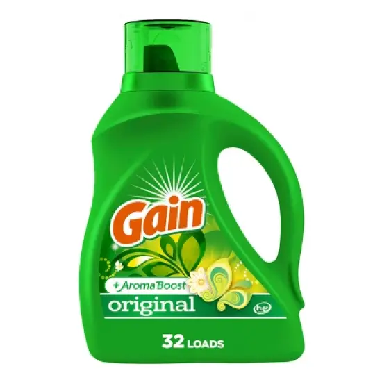 Gain + Aroma Boost Original Scent HE Compatible Liquid Laundry Detergent image {9}