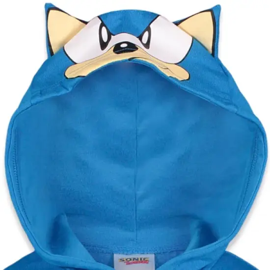 SEGA Sonic the Hedgehog Fleece Zip Up Hoodie Little Kid to Big Kid image {2}