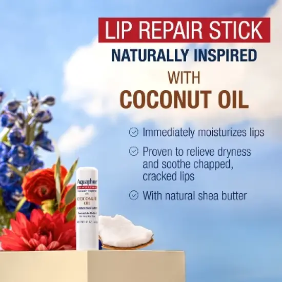 Aquaphor Lip Naturals-Coconut Blister Dual Pack - 0.7oz image {3}