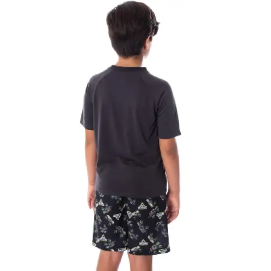 Monster Jam Boys' Skull Throttle Monster Truck Shirt And Shorts Pajama Set image {3}