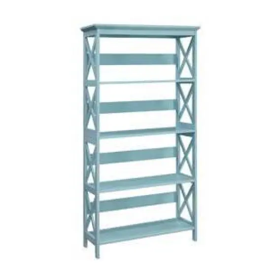 60" Oxford 5 Tier Bookcase - Breighton Home image {7}
