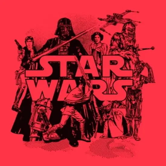 Men's Star Wars Retro Favorites Collage T-Shirt image {1}