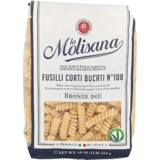 La Molisana Pasta  Fusilli Bucati Cort - Pack of 12 - 16 oz image {1}