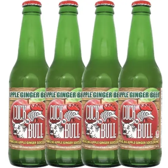Cock n Bull Apple Ginger Beer 12oz Soda Bottles - Ideal Mixer for Cocktails, Mocktails, and Bartenders - Premium Quality for Perfect Mixed Drinks - Refreshing Flavor Profile- Made In USA image {5}