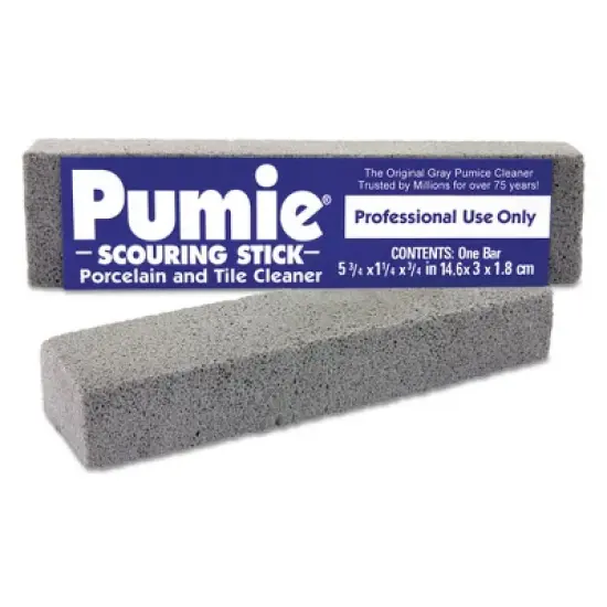 Pumie Scouring Stick - 6.75 x 1.25 - Gray - Case of 12 image {2}