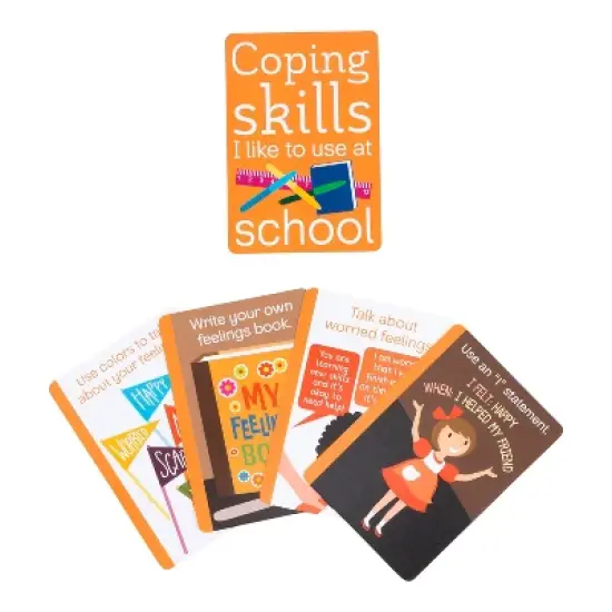Coping Skills for Kids Coping Cue Cards Processing Deck image {3}