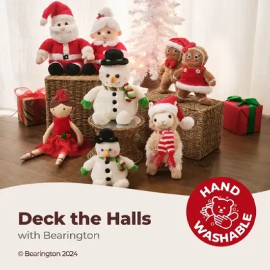 Bearington Mrs Santa Claus Stuffed Christmas Plush, 15 In Mrs Claus Plush, Christmas Mrs Claus Doll Gift for Toddlers, Kids & Teens image {1}