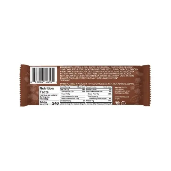 ALOHA Chocolate Chip Cookie Dough Bar - 1.98oz image {1}