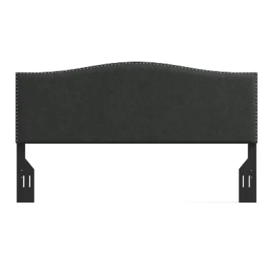 Glenwillow Home Kameli Nailhead Trim Camelback Upholstered Headboard image {2}