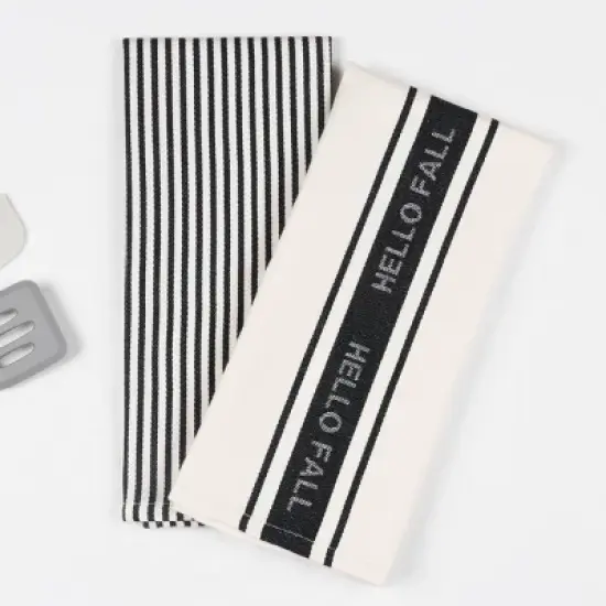 2pk Dishtowels Hello Fall - Bullseye's Playground&trade; image {4}
