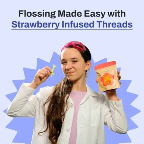 Autobrush Dental Flossers - Strawberry image {2}