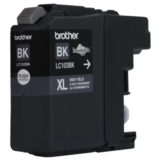 Brother LC103BK Innobella High-Yield Ink Black image {7}