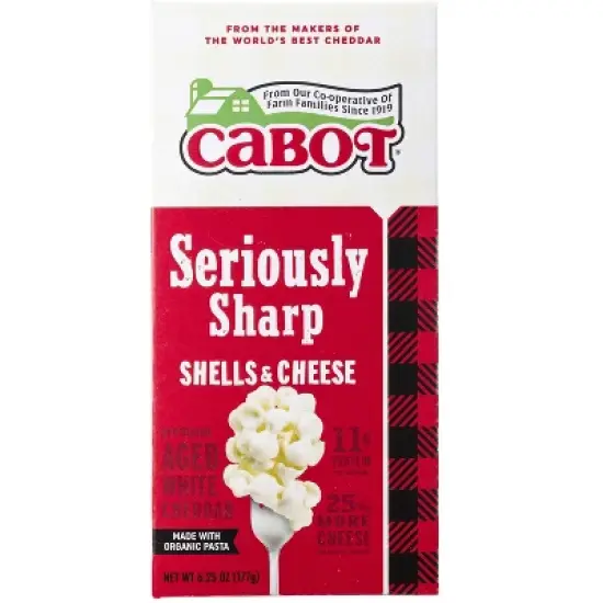 Cabot Seriously Sharp Macaroni & Cheese - 6.25oz image {3}