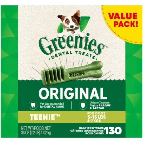 Greenies Teenie Original Chicken Dental Dog Treats image {11}