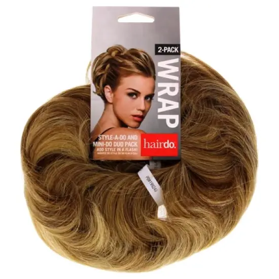 Style-a-do And Mini-do Duo Pack - R14 25 Honey Ginger by Hairdo for Women - 2 Pc Hair Wrap image {2}