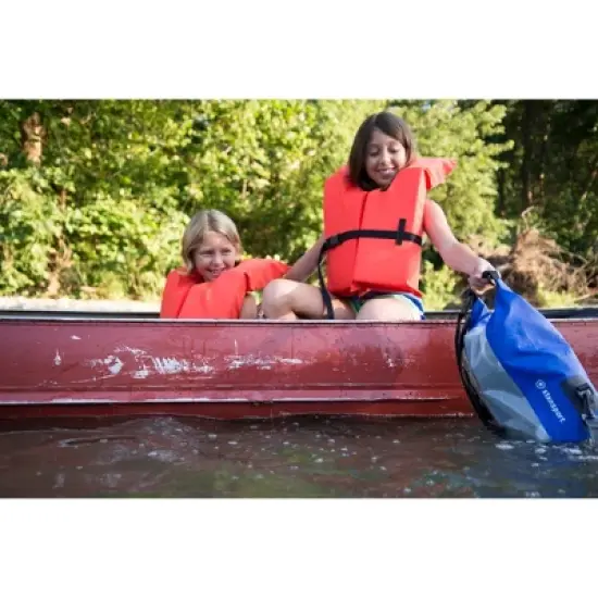 Stansport Waterproof Dry Gear Bag With Clear Front Panel 10L Blue image {2}